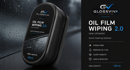 GLOSSVIVA Oil Film Wiping 2.0-Premium Windshield & Mirror Care System