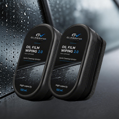 GLOSSVIVA Oil Film Wiping 2.0-Premium Windshield & Mirror Care System