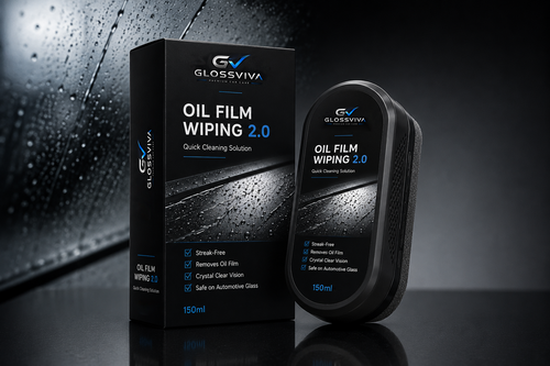 GLOSSVIVA Oil Film Wiping 2.0-Premium Windshield & Mirror Care System